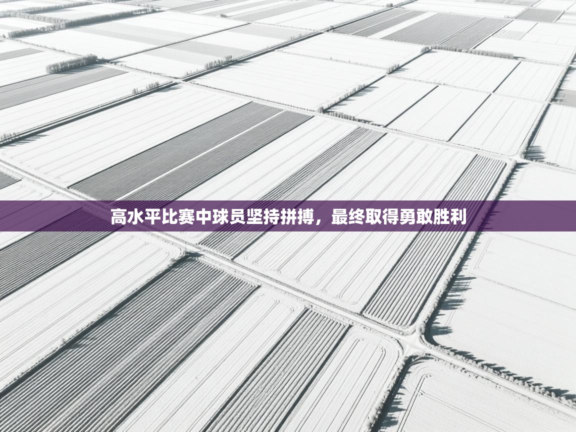 开云体育注册app-高水平比赛中球员坚持拼搏，最终取得勇敢胜利